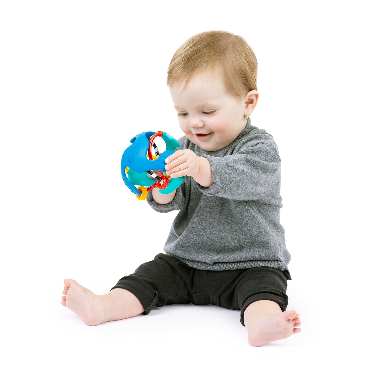 Sensory rattle ball toy for babies 3 months and up