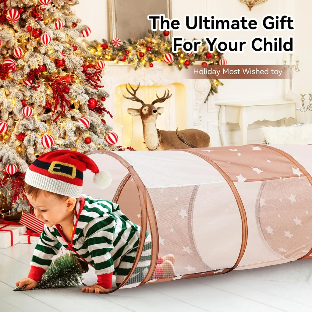 Indoor crawl tunnel play toy for toddlers and young children